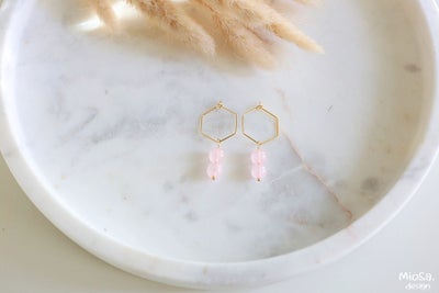 Nelea - roikkuvat helmikorvakorut