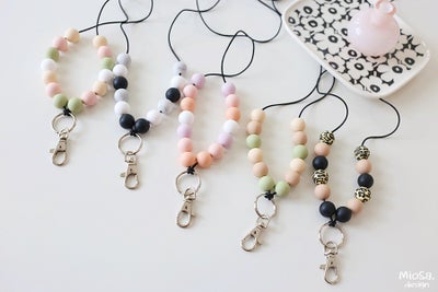 Sinna-avainnauha (silikonihelmet)